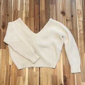 Cream knit Sweater